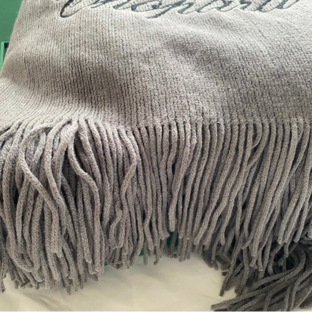 Chopard Silver Fringed Throw - Picture 3 of 3